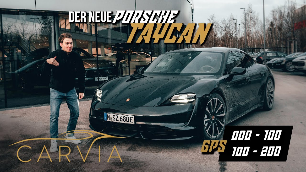 Porsche Taycan Turbo Test & GPS Zeiten messen | CarVia