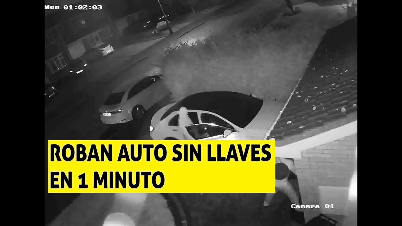 Roban auto sin llaves en 1 minuto - Nueva modalidad de robo