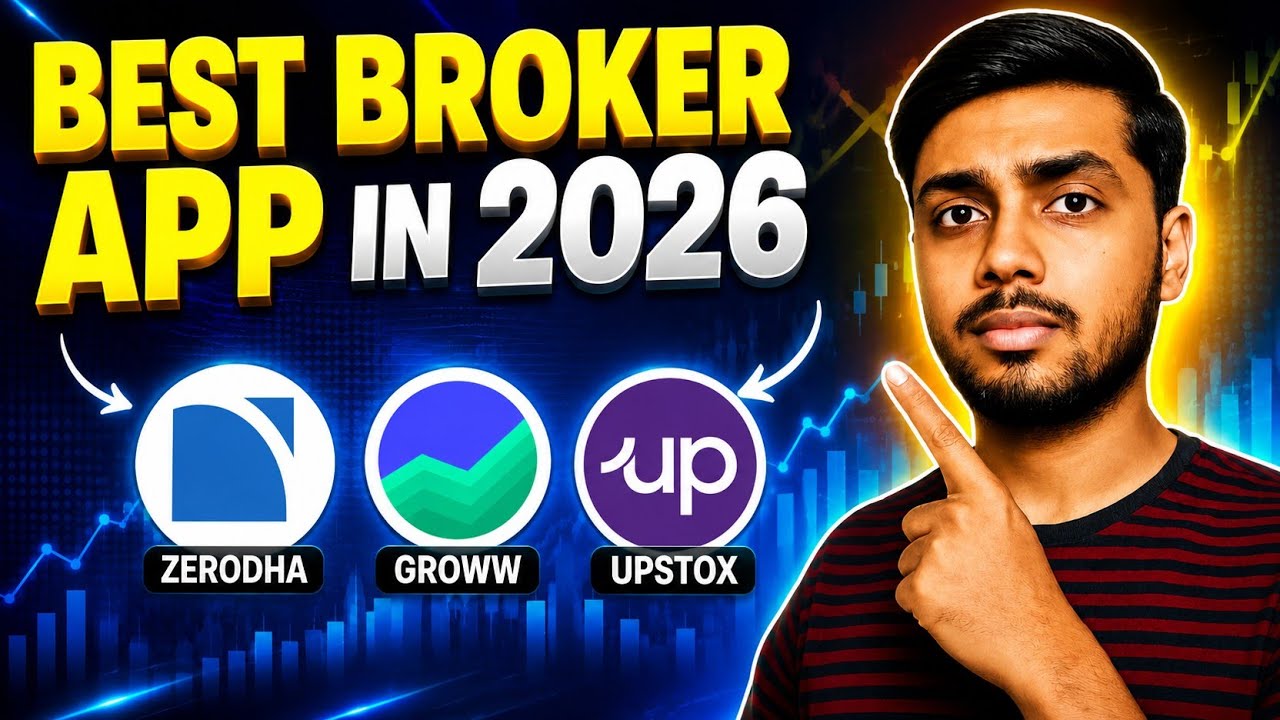 Best Broker in India 2026? Zerodha vs Groww vs Upstox | Trading, Option Trading & Investing