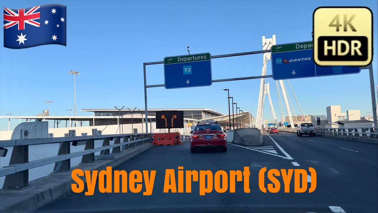 Sydney Australia [4K 60fps HDR City  Driving Tour] Patrick Street Hurstville To Sydney Airport (SYD)