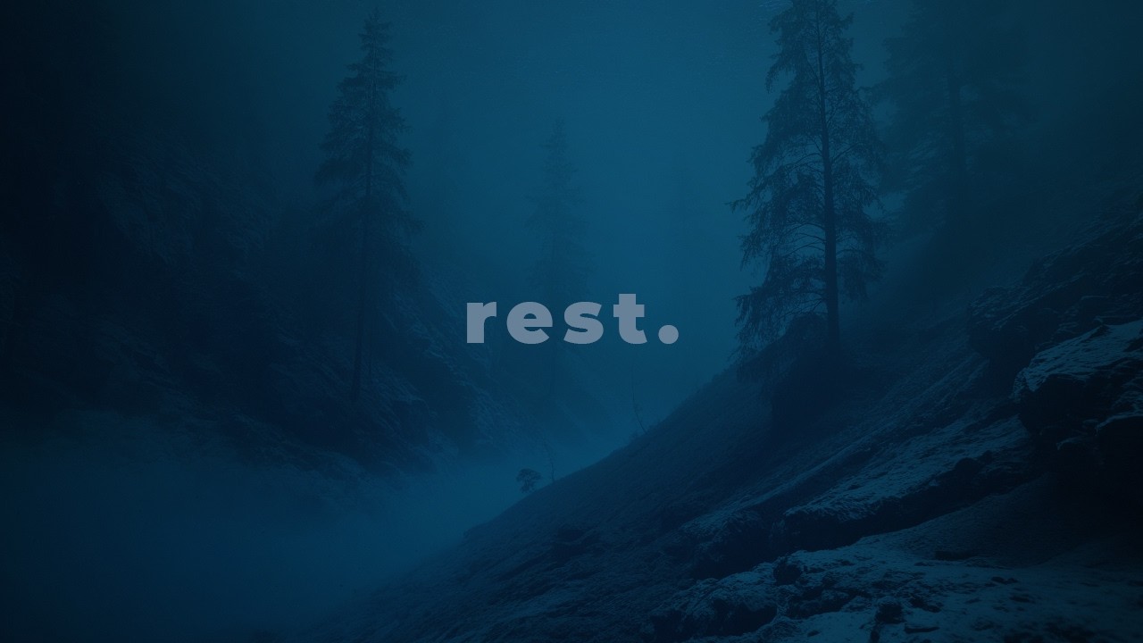 rest before you continue