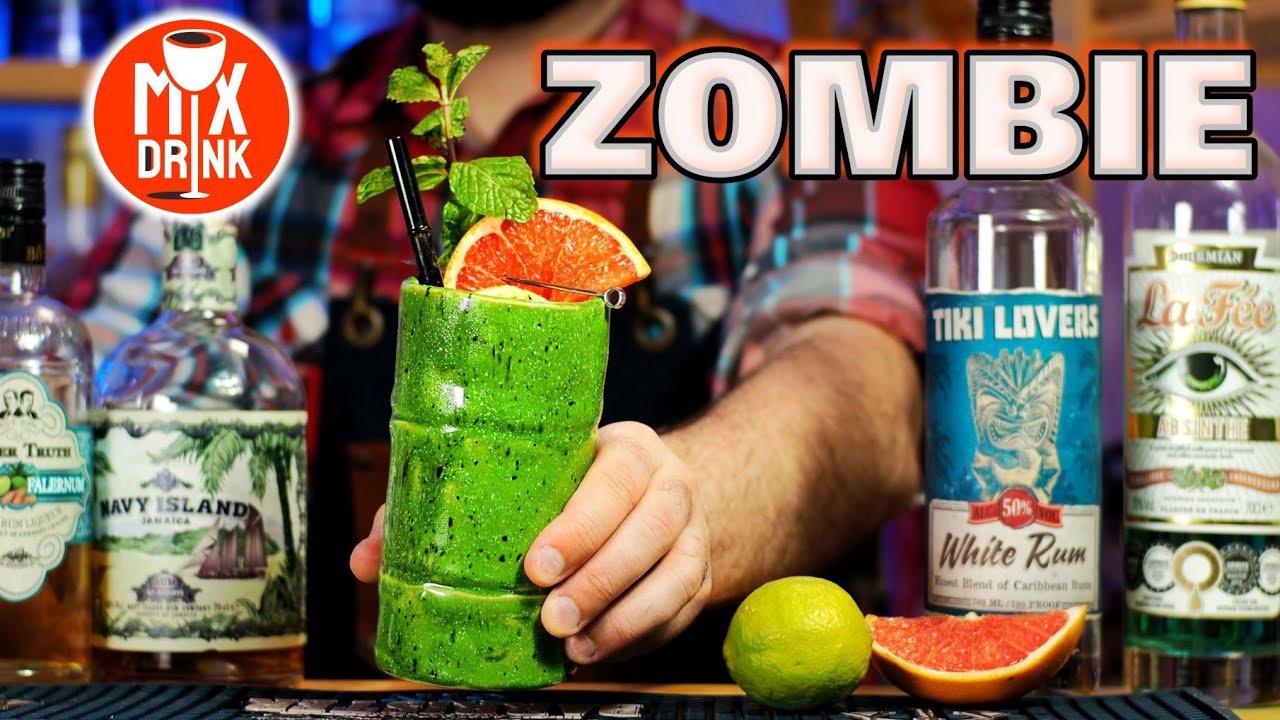 ТОТ самый ЗОМБИ - ромовый Тики коктейль | Zombie - RUM TIKI cocktail