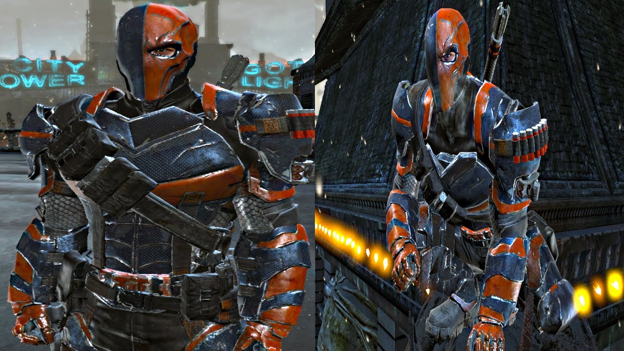 Batman: Arkham Origins | Deathstroke Gameplay - Free Roam Combat