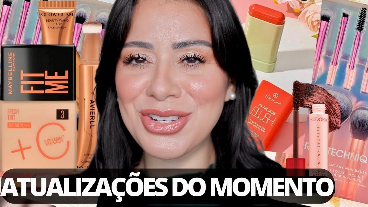 TESTANDO Novidades |  BASE FIT ME MAYBELLINE Vitamina C , MAKES SHEIN E Mais