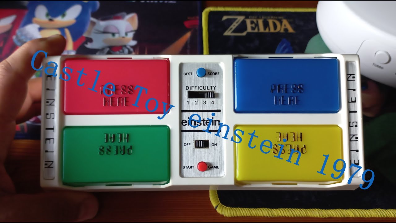 Présentation du Einstein by Castle Toy 1979, un clone de Simon ? #gaming  #toys  #retrogames #old
