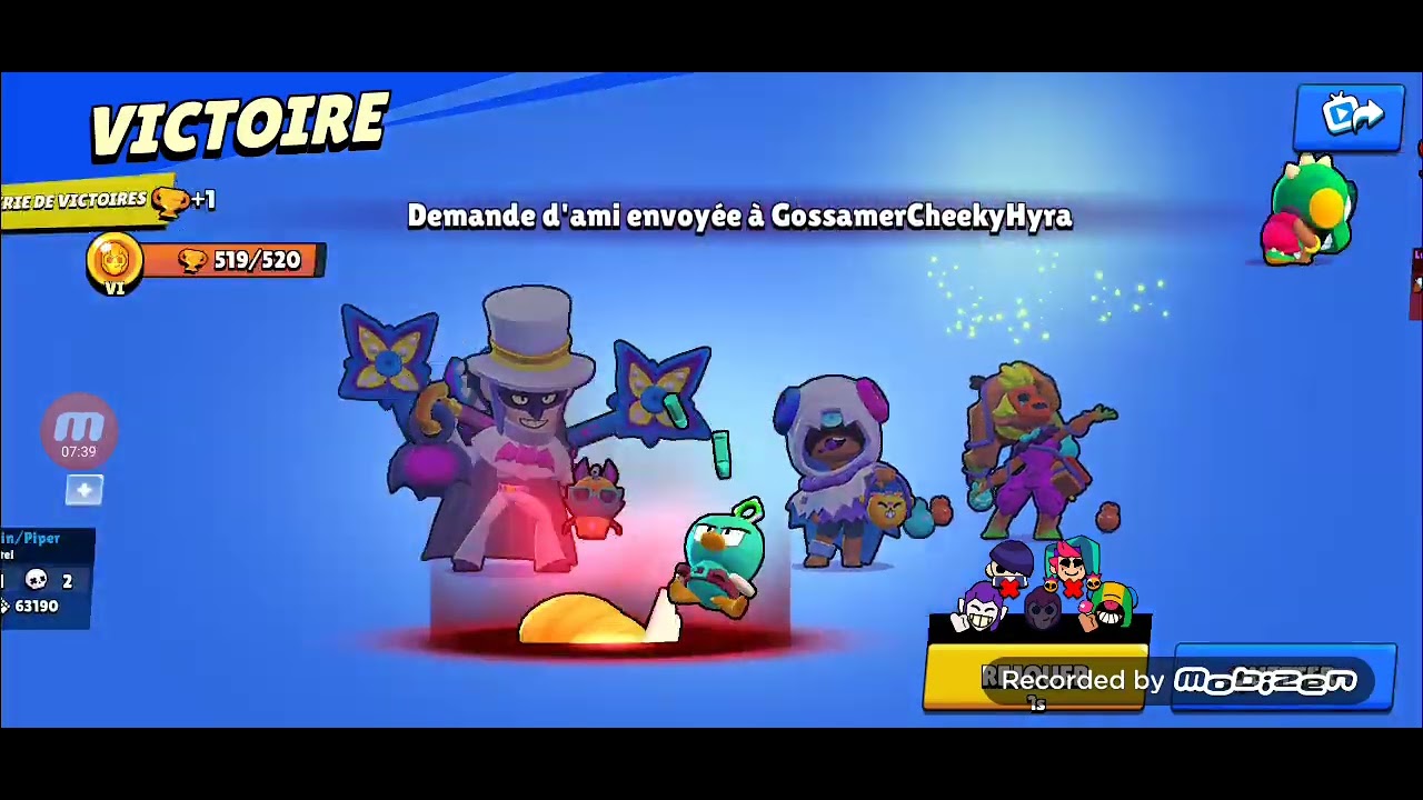 Monter colt a 1000 trophé(brawl star)