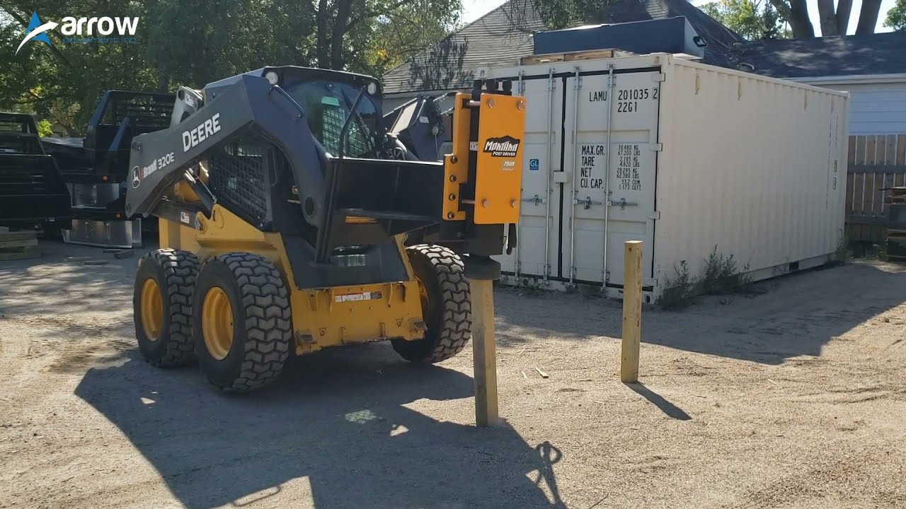 The 750R Montana Post Driver at Arrow Equipment