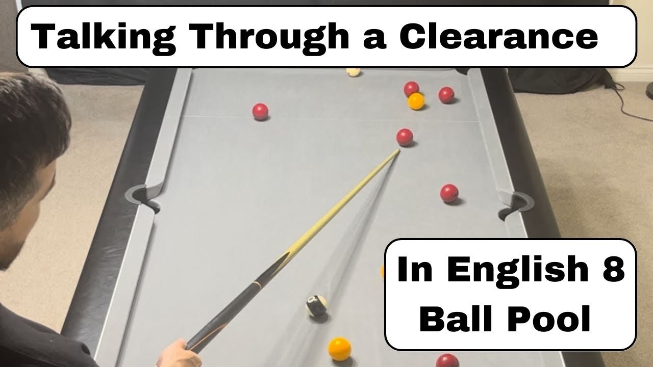 Talking Through A Clearance From The Break - English 8 Ball Pool 🎱