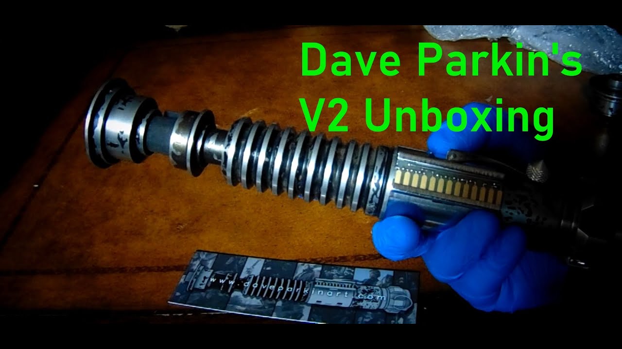 Dave Parkin Luke V2 Lightsaber Full Commission Unboxing
