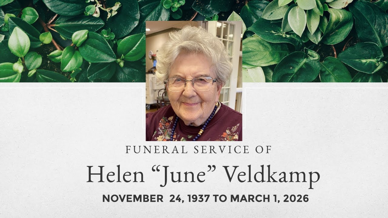 Funeral service for Helen 