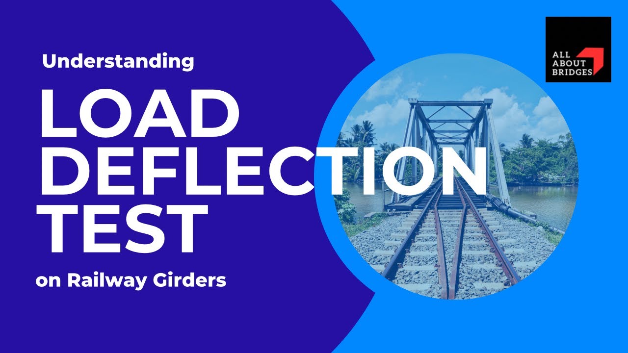 Understanding Load Deflection Test on Railway Girders #bridgebuilding #bridgedesign #railwaybridge