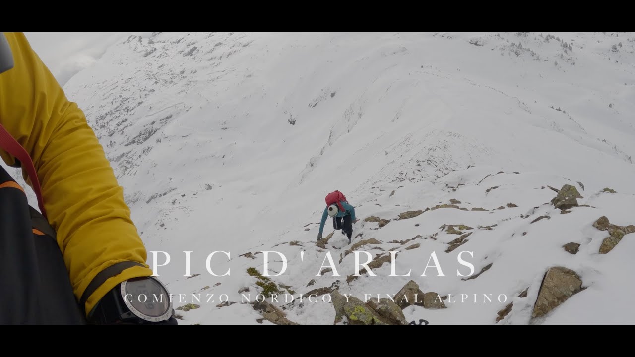 PIC D'ARLAS INVERNAL: Un paseo nórdico con una guinda alpina