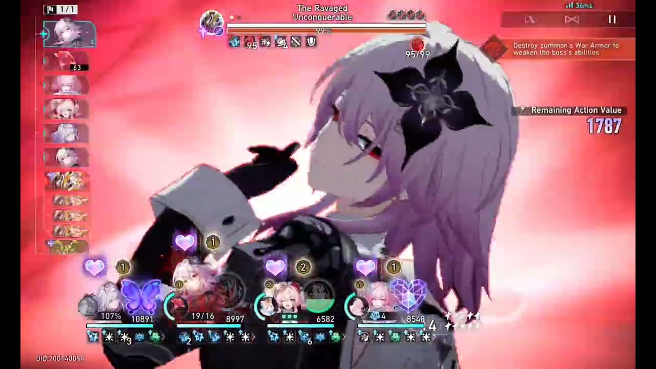 4.0 Honkai Star Rail: 12/12 Apocalyptic Shadow Militant Lupine 12 «score:7300 Castorice-DoT