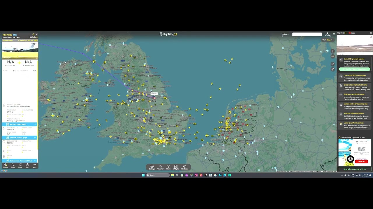 flightradar24 plane spotting