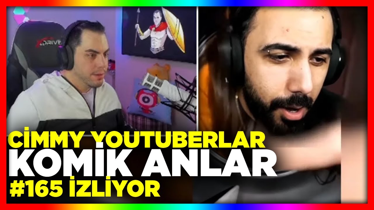 CİMMY TV | CİMMY YOUTUBERLAR KOMİK ANLAR #165 İZLİYOR
