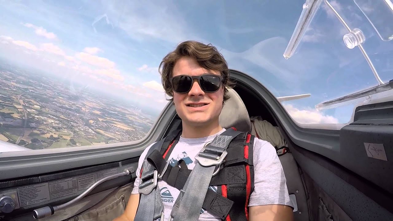 Glider flight over Krefeld / Germany - GoPro Hero 4 Black