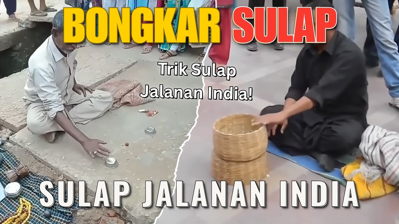 Bongkar Trik Sulap Jalanan India❗