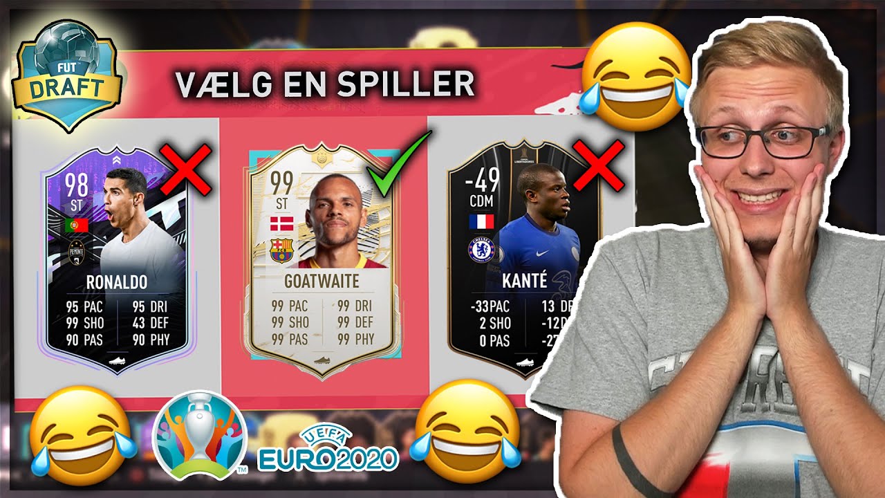 FUT DRAFT MEN JEG MÅ KUN VÆLGE SPILLERE FRA LANDE DER STADIG ER MED TIL EM! - FUT DRAFT CHALLENGE