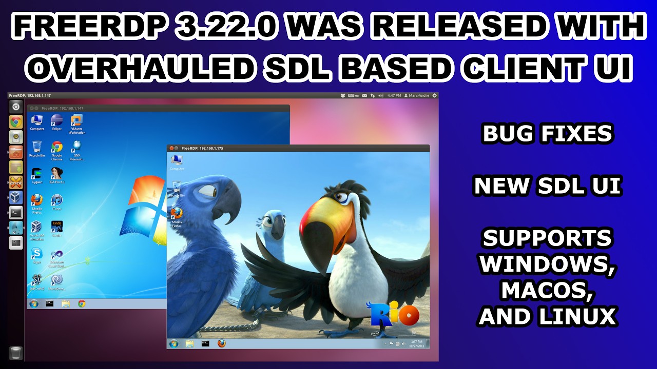 FreeRDP 3.22.0 Now Available With Overhauled SDL Based Client UI #FreeRDP #3.22.0 #Overhauled #UI