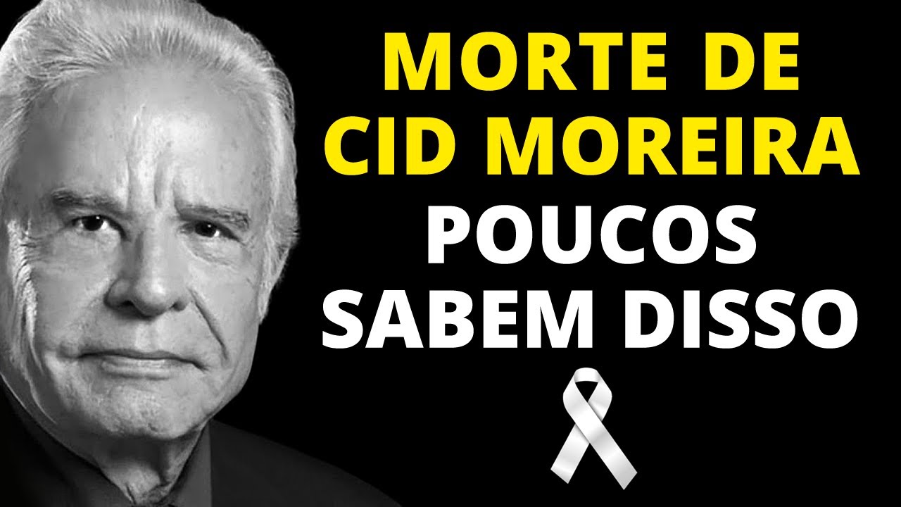 CID MOREIRA MORREU, MAS ANTES ELE DEIXOU ALGO QUE POUCOS SABEM