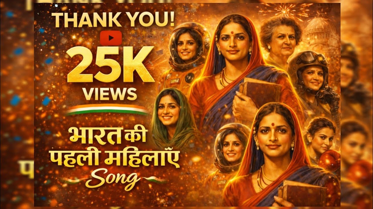 भारत की पहली महिलाएँ| Inspirational Hindi Song | Women Power Anthem 🇮🇳