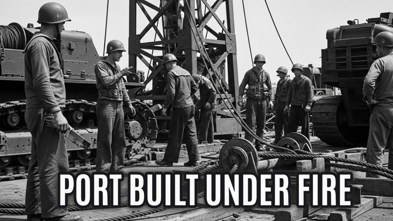 How Engineers Built a Working Port Under Fire in Just 12 Days