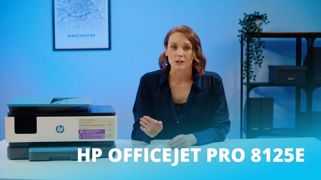 HP OfficeJet Pro 8125e A4 Colour Multifunction Inkjet Printer with HP Plus