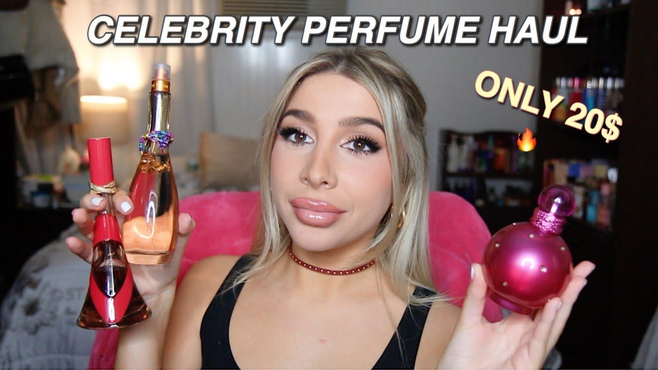 CELEBRITY PERFUME HAUL | Rihanna, Jennifer Lopez, & Britney Spears Fragrances