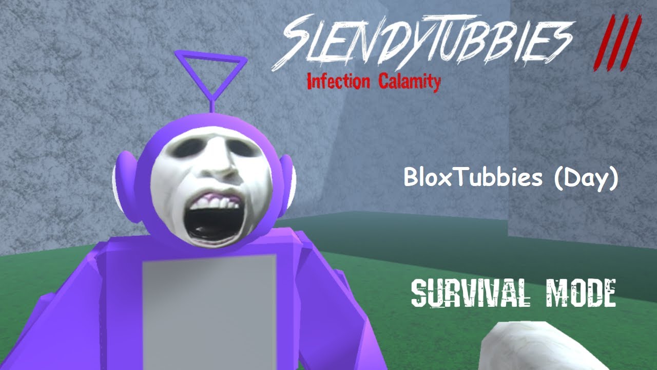 Slendytubbies 3: Infection Calamity - Survival Mode | BloxTubbies (Day) [Impossible Difficulty]