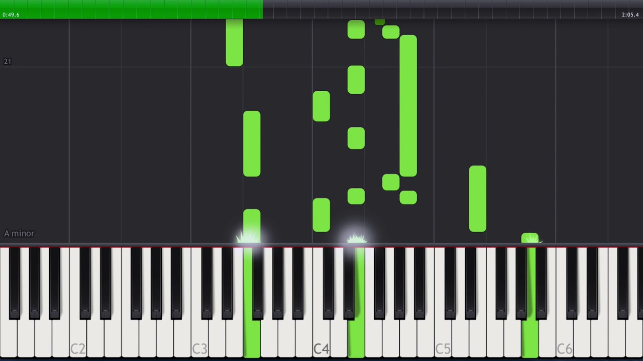 Sunflower - Jean-Philippe Ichard [Tutorial] (Synthesia)