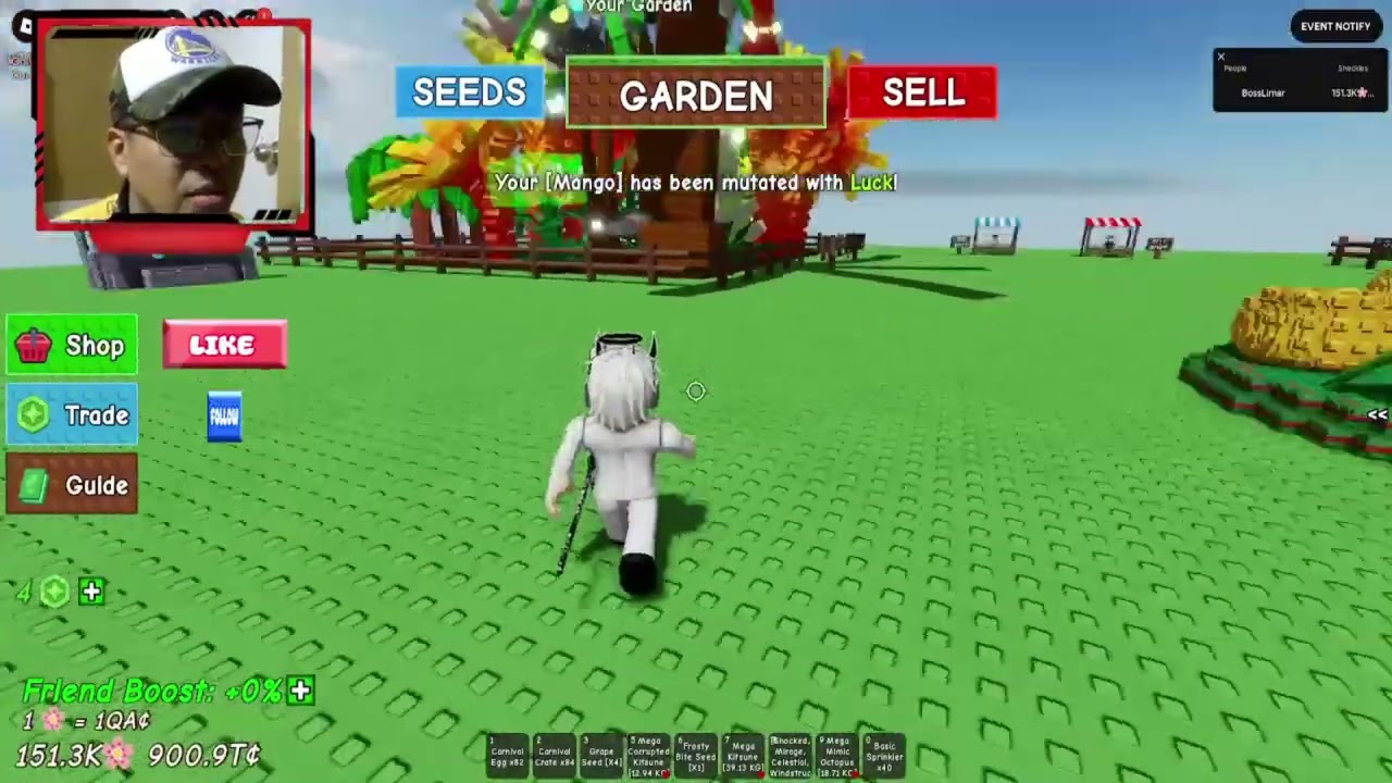 In and Out sa Server para makuha ang Clover Seed! #roblox #growagarden #growagardenroblox