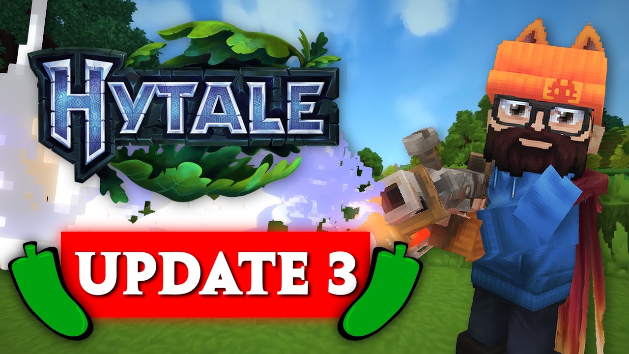 Hytale | Update 3 Showcase | Animal Taming, Flamethrowers, and More!