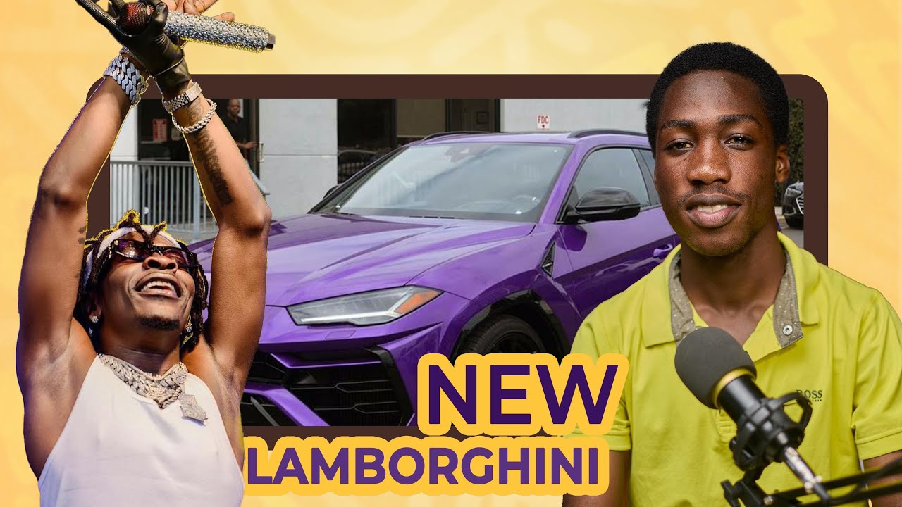 Shatta Wale buys New Lamborghini 💜 and it has arrived 💜