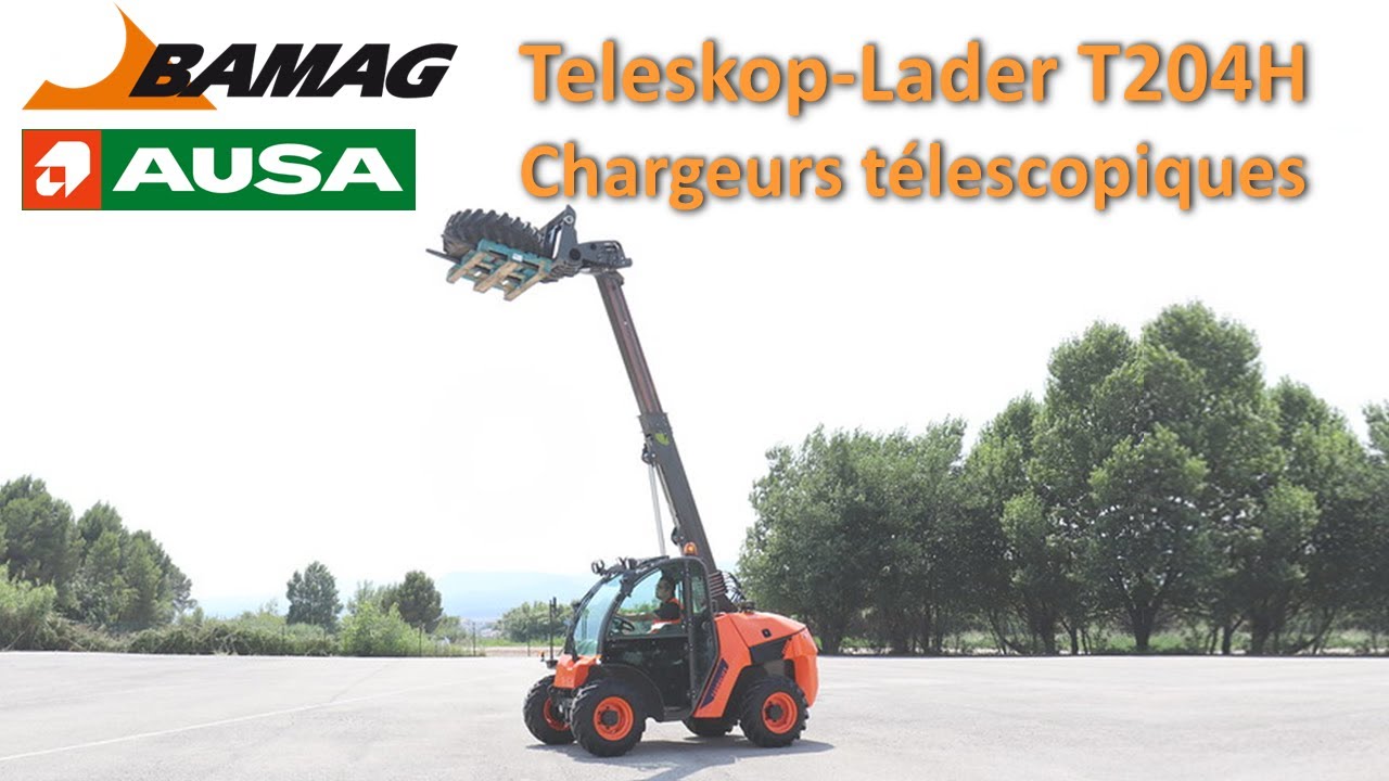 Ausa Teleskoplader T204H - Geländestapler 4x4x4 / chariot télescopique AWD & direction sur 4 roues