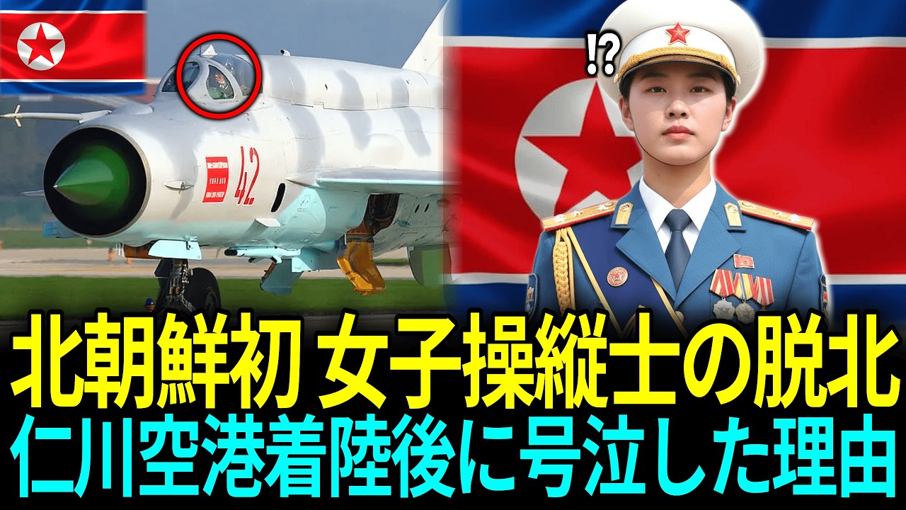 北朝鮮初 女子操縦士の脱北仁川空港着陸後に号泣した理由ㅣ脱北感動ストーリー