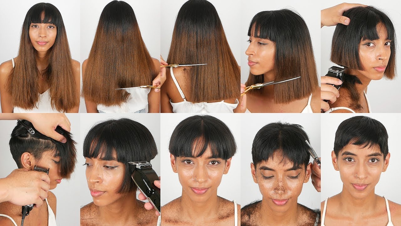 Hair2U — предварительный просмотр стрижки пикси Ники