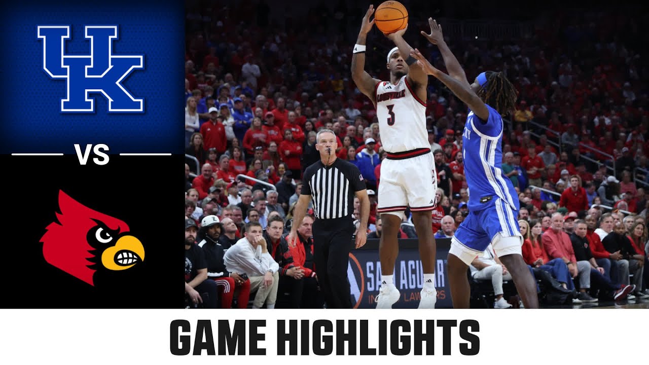 Kentucky vs. Louisville Game Highlights | 2025-26 ACC Men's Basketball