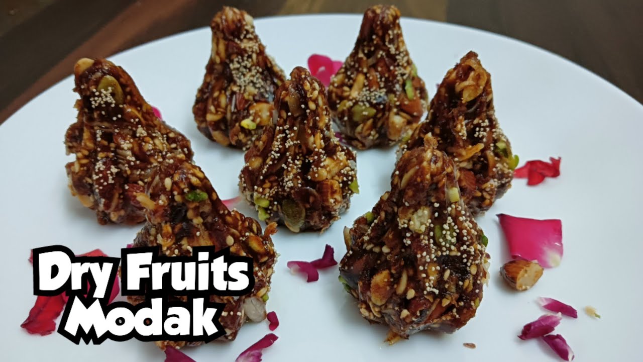 Ganesh Chaturthi Special | Sugar Free | Dry Fruits Modak Recipe | ड्राई फ्रूट मोदक | Smita's Kitchen