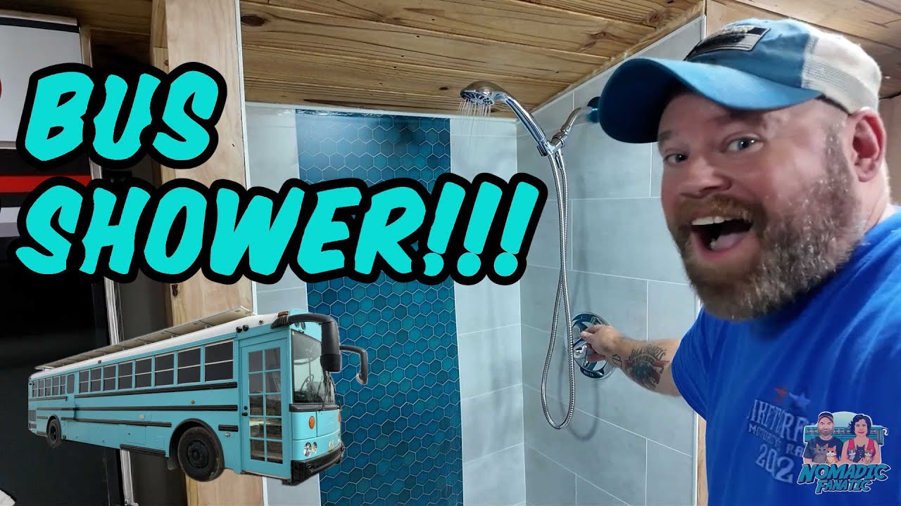 EASY Shower Kit for Skoolie Bus ~ NautiBus Gets Clean!!!