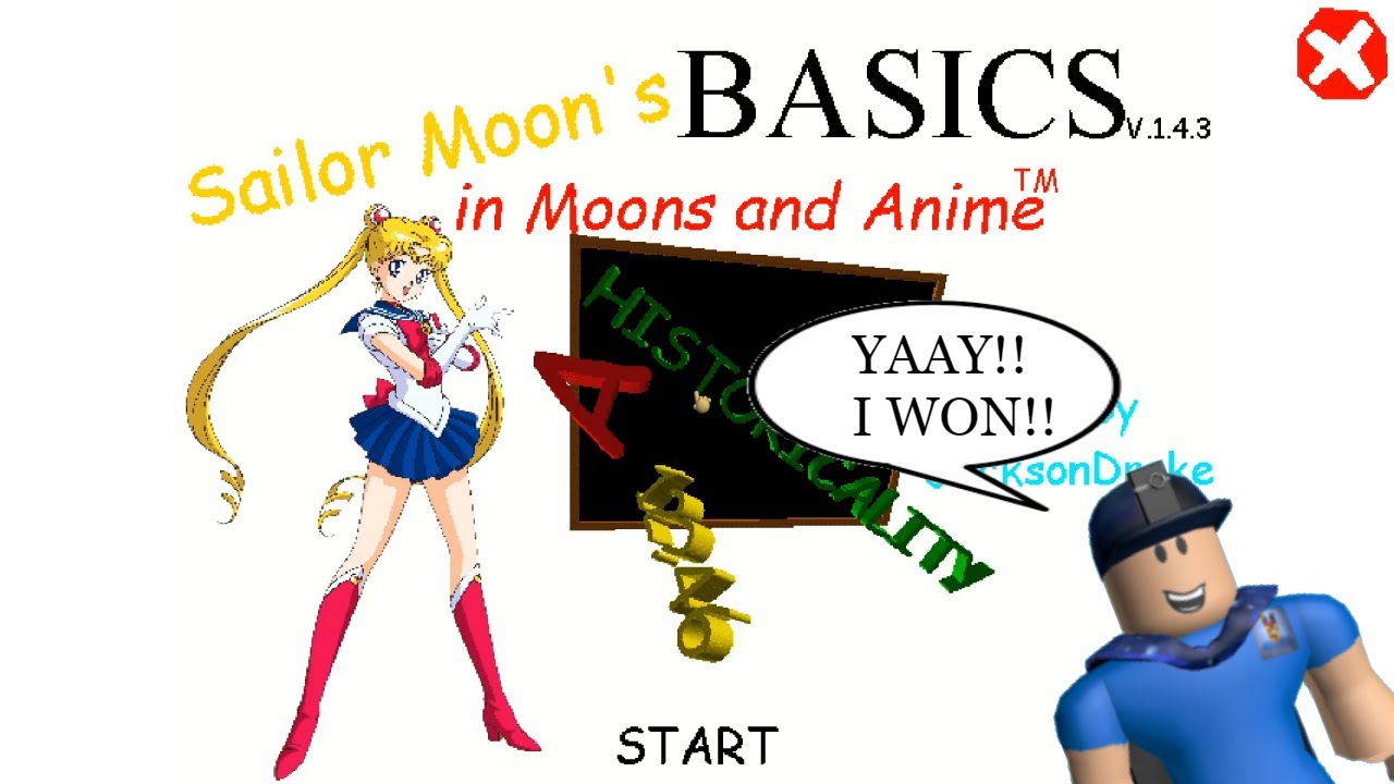 SAILOR MOON'S BASICS IN MOONS AND ANIME | Baldi's Basics in Education and Learning