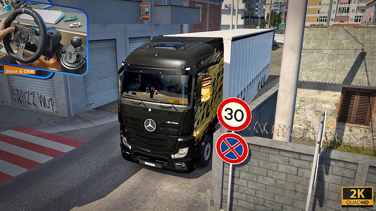 Navigating Tight Roads in Greece! | ETS2 DLC Challenge
