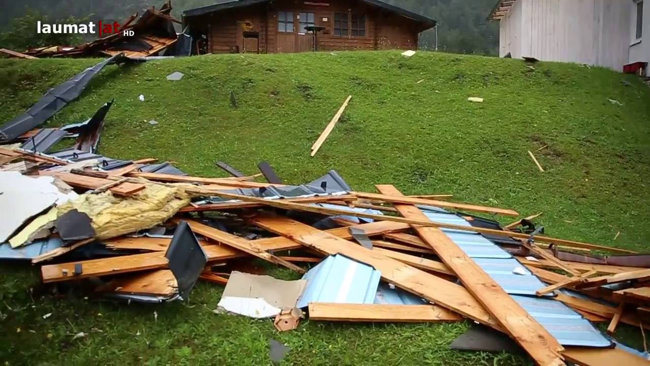 Schweres Unwetter zog innerhalb weniger Minuten Spur der Verwüstung durch Bad Ischl