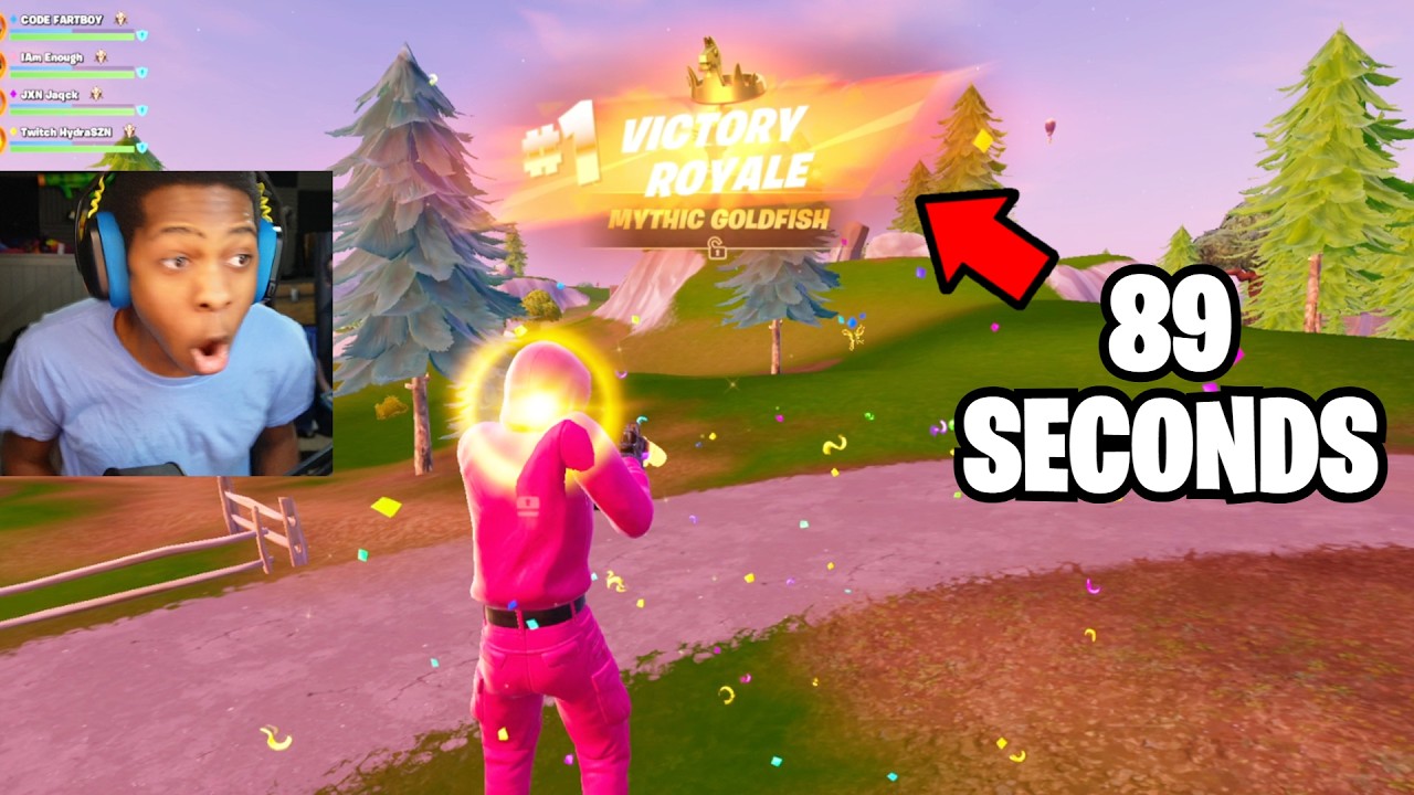 Breaking the WORLD RECORD for FASTEST WIN!