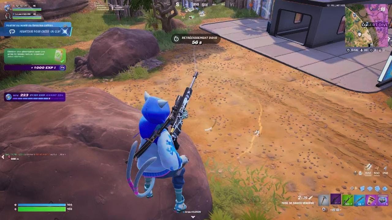Top 1 En Duo Sur Fortnite Chapitre 7 ! (C'était Chaud)