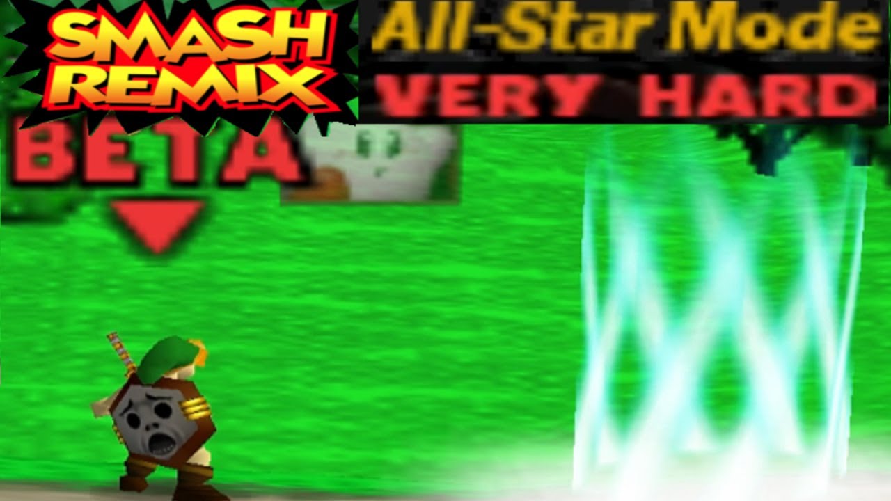 Smash Remix - All Star Mode Gameplay with NEW Young Link (VERY HARD)