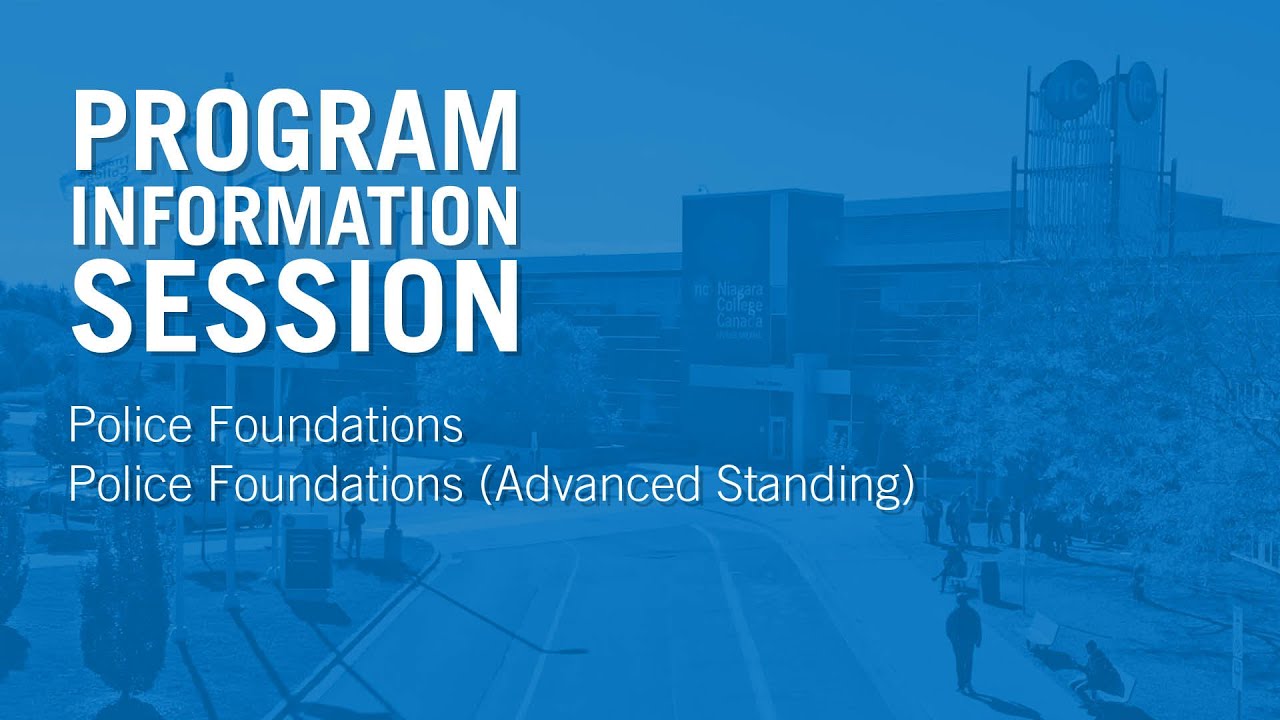 Program Information Session ~ Police Foundations