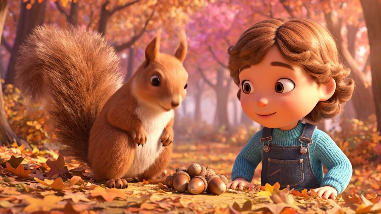 Naughty Squirrel Dropped the Acorns 🐿️ | Kids Songs & Nursery Rhymes