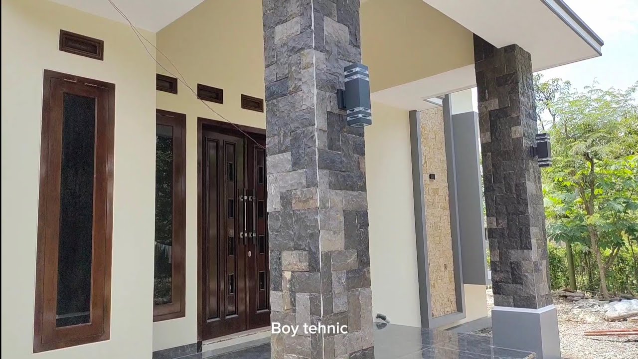 RUMAH MINIMALIS 7X15 DUA TERAS CANTIK LUAR DALAM
