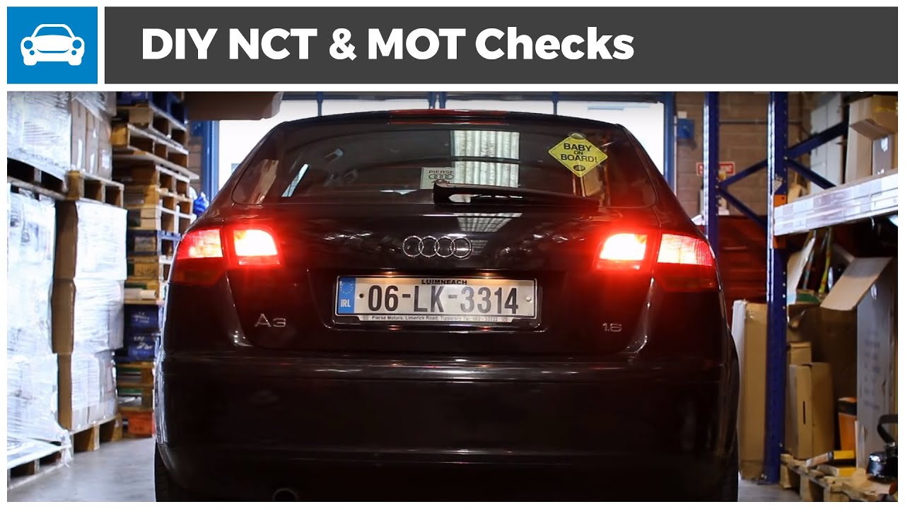 Предварительные проверки MOT и NCT, которые вы можете выполнить самостоятельно
