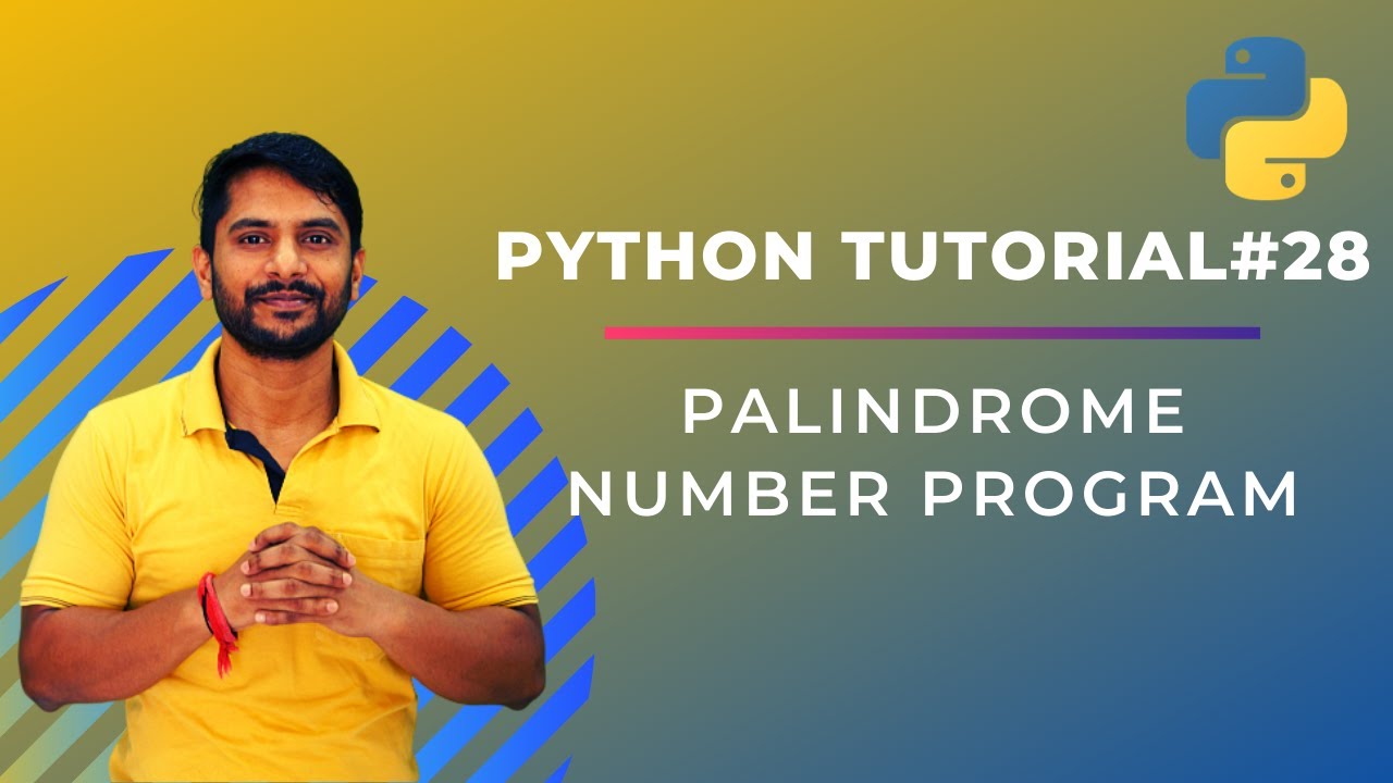 Python Program to Check a Number is Palindrome or Not - In Hindi